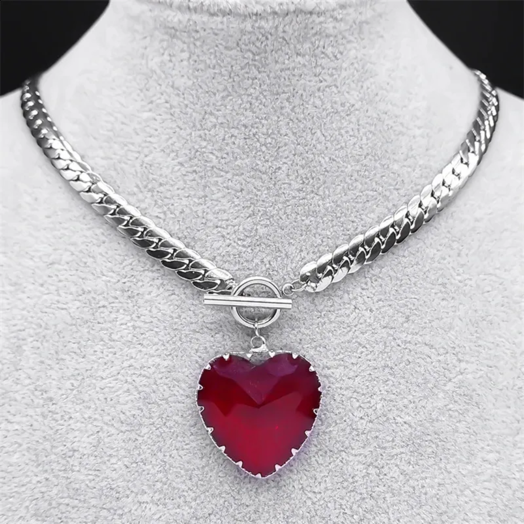 Heart Choker Necklace