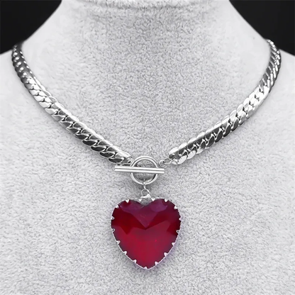 Heart Choker Necklace